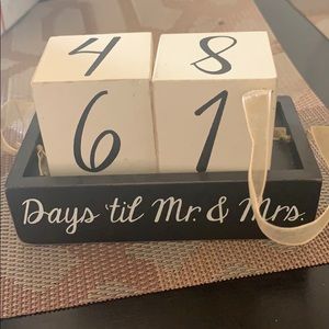 Wedding countdown